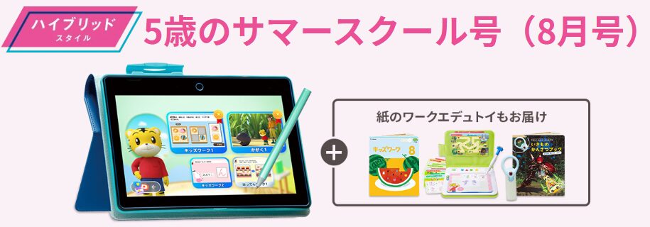 こどもちゃれんじ「すてっぷコース」の8月号の届く日を紹介