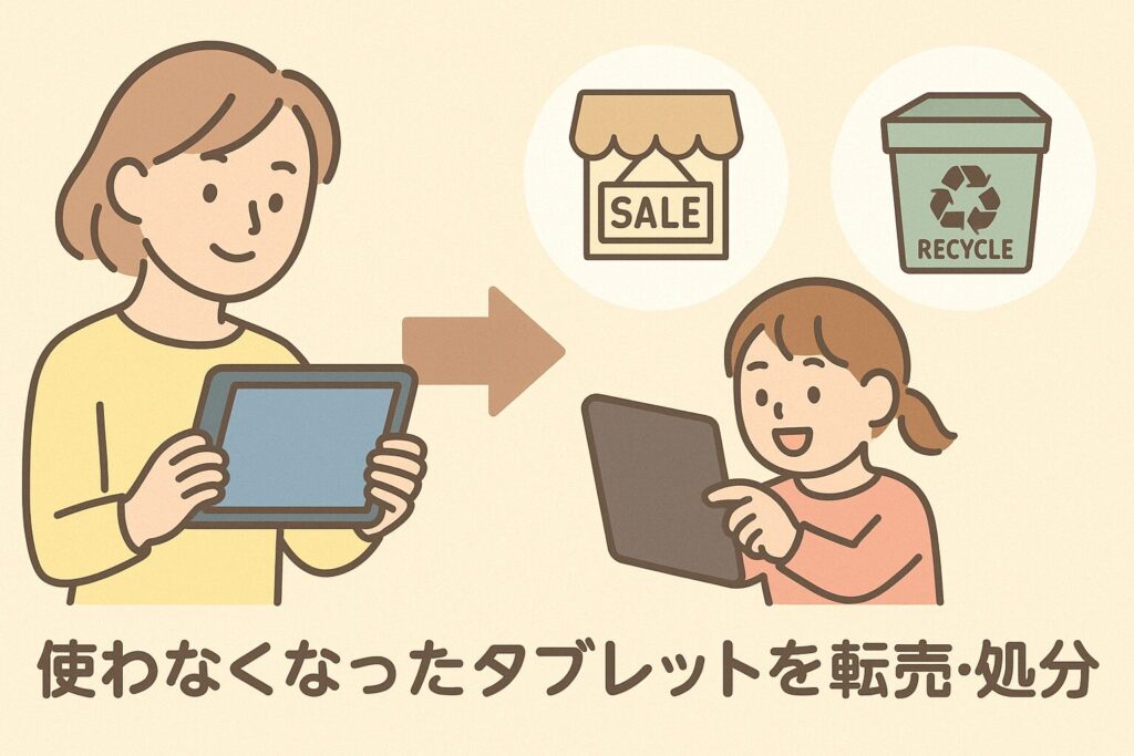 チャレンジタッチのタブレットは退会後に、使わなくなった時の処分方法の紹介。