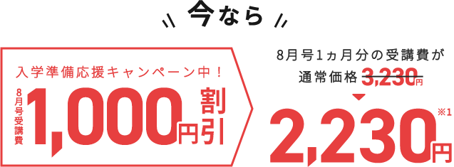 こどもちゃれんじの夏の特大号（8月号）は、1,000円OFFで入会できる！