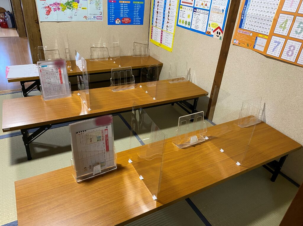 「学研西難波あすなろ教室」の教室内の様子