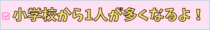 学研教室は、小学生から一人で通う子が多くなる。